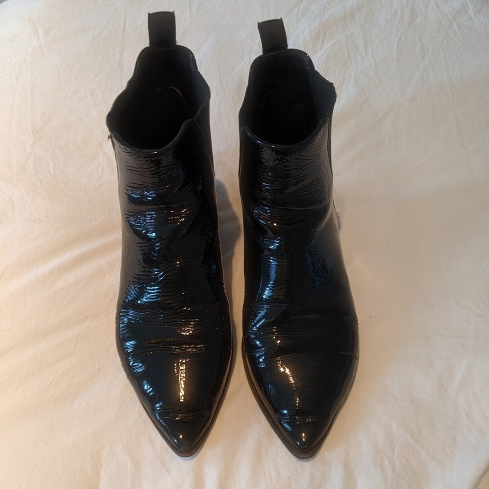 Acne Studios | Jensen Patent Leather Ankle Boots